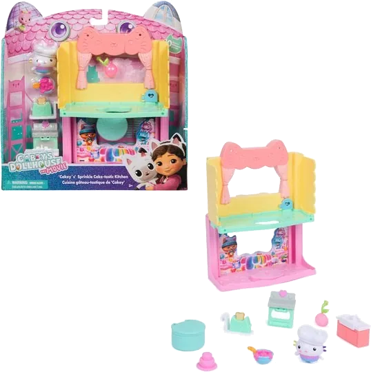 Gabby's Poppenhuis - Cakey's Keuken Speelset - Kamer
