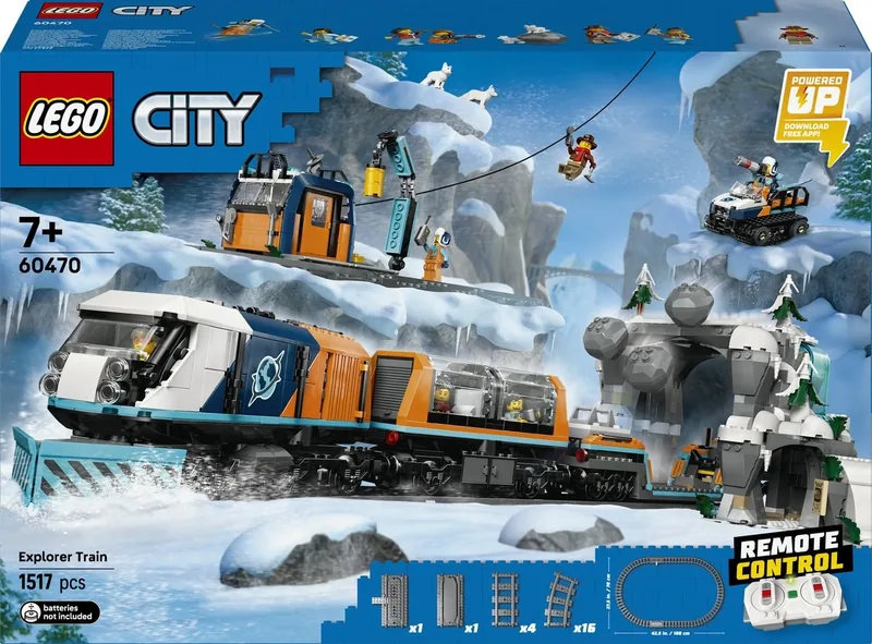 LEGO City Onderzoekstrein op de Noordpool Voertuig Speelgoed - 60470
