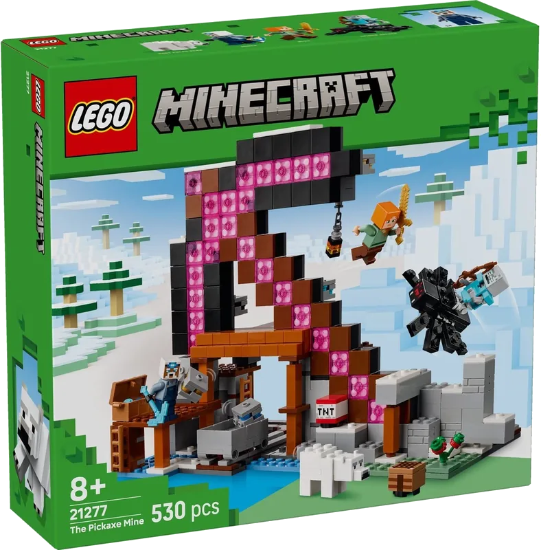 LEGO Minecraft De Pikhouweelmijn Bouwpakket voor Kinderen - 21277