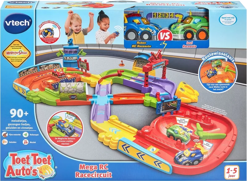 VTech Toet Toet Auto's - Mega RC Racecircuit - Interactief Speelgoed