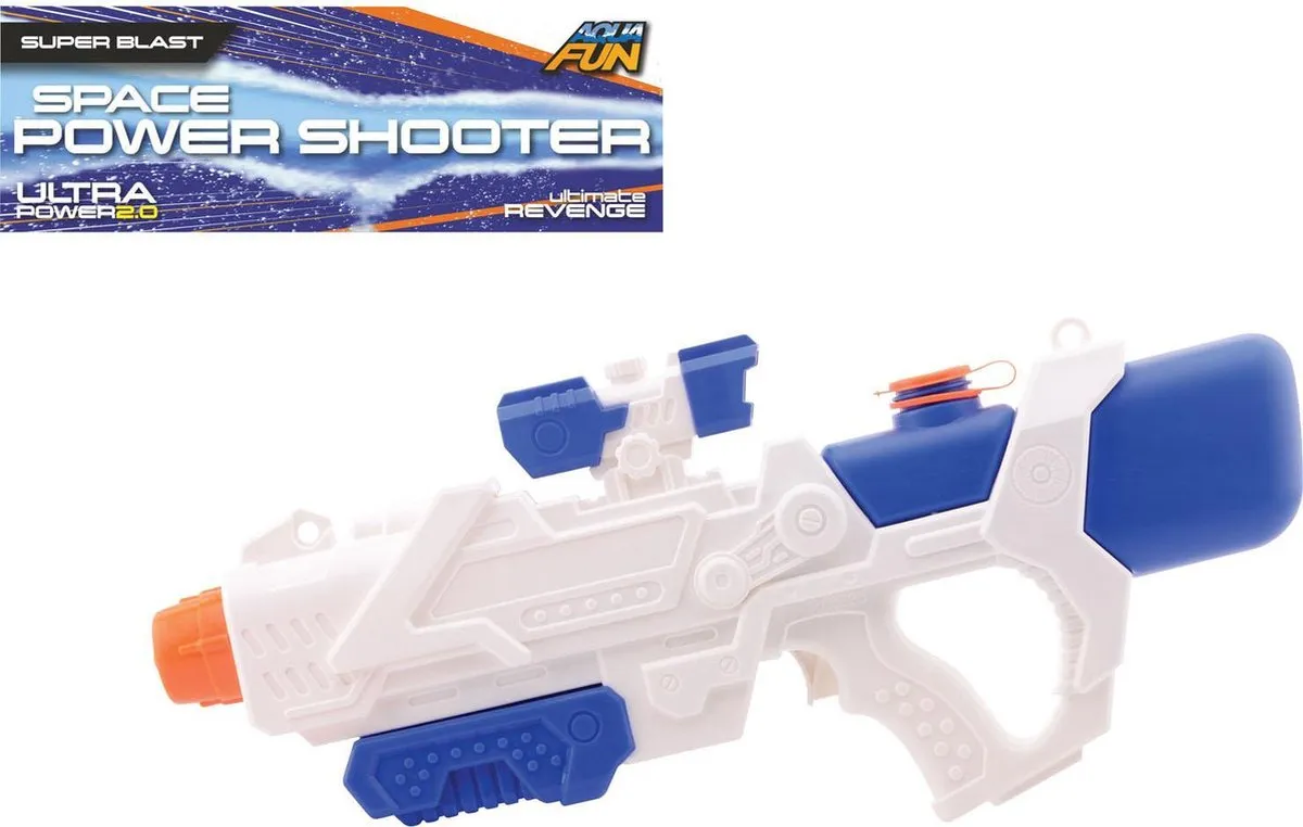 Aqua Fun waterpistool Space Powershooter ± 50 cm speelgoed