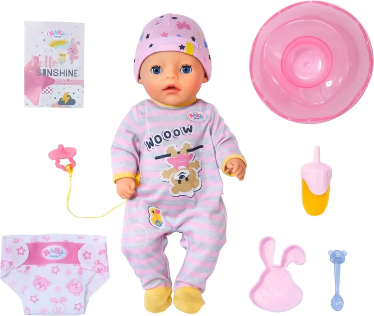 BABY born Little Girl - Babypop 36cm speelgoed