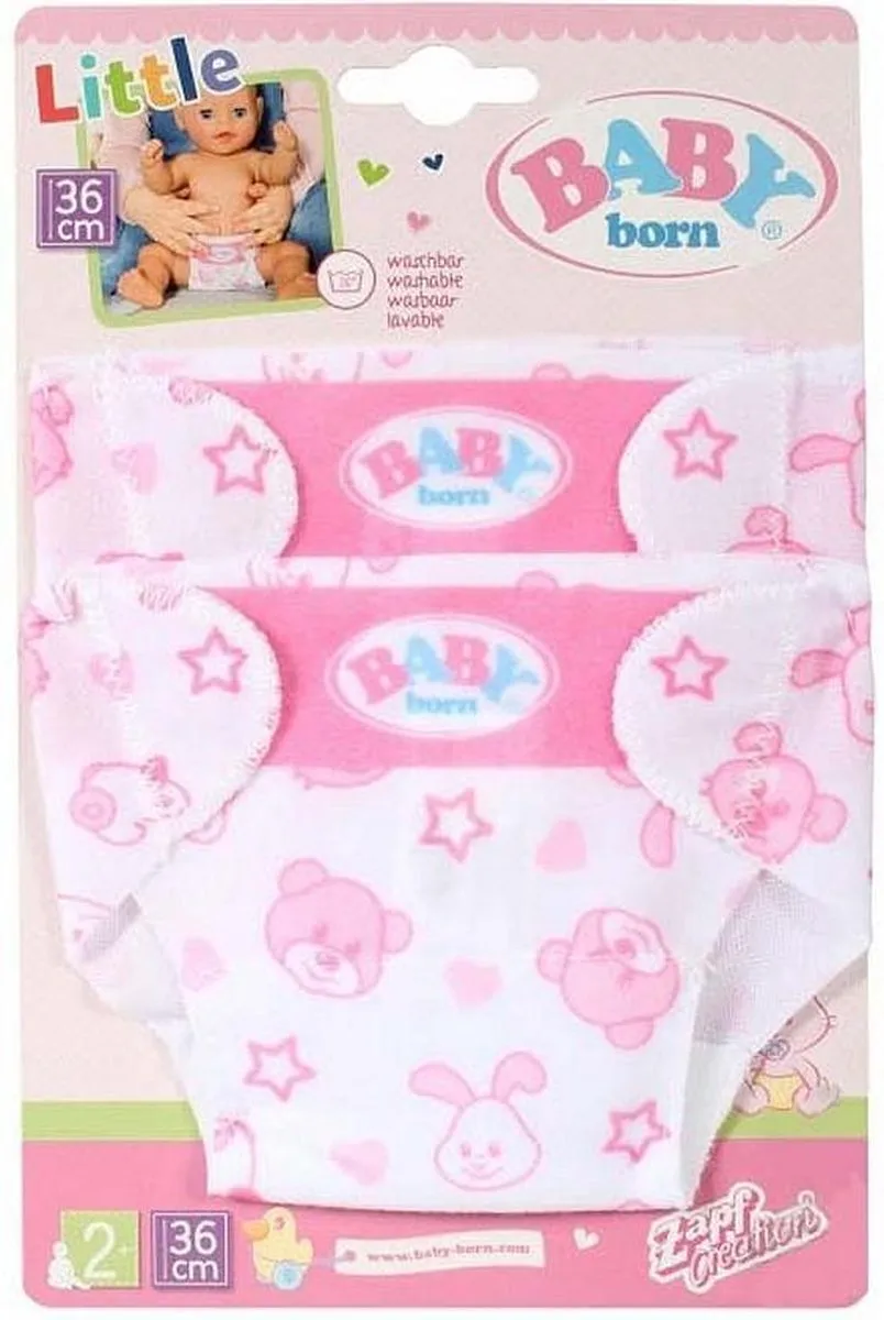 Baby born Little Luiers 2 stuks 36 cm - Poppenverzorgingsproduct speelgoed