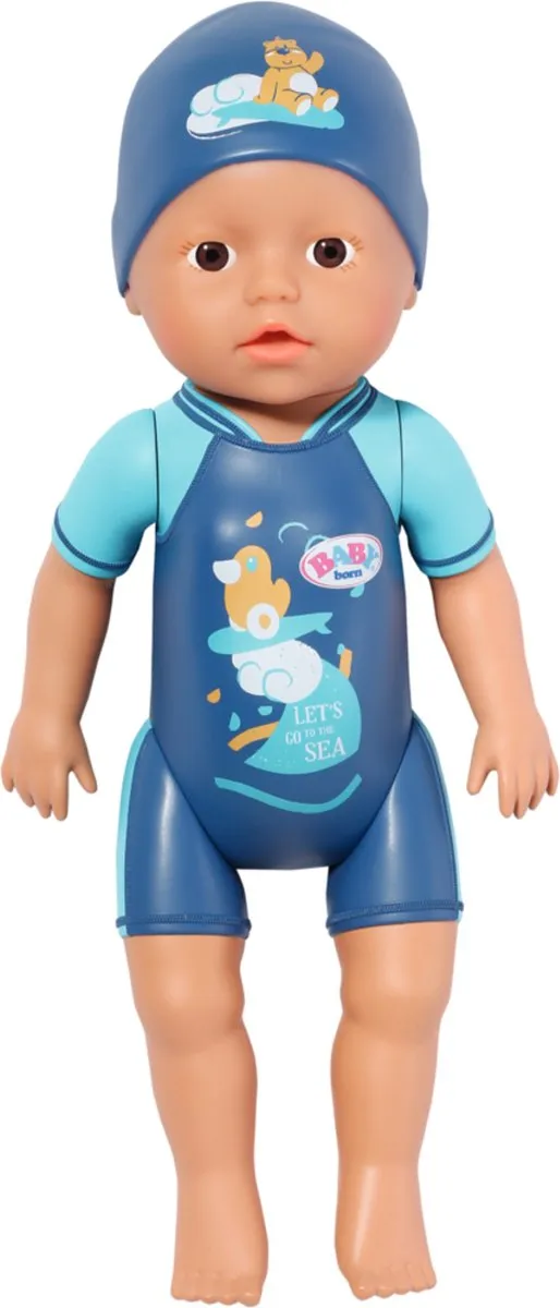 BABY born My First Swim Jongen - Babypop 30 cm speelgoed