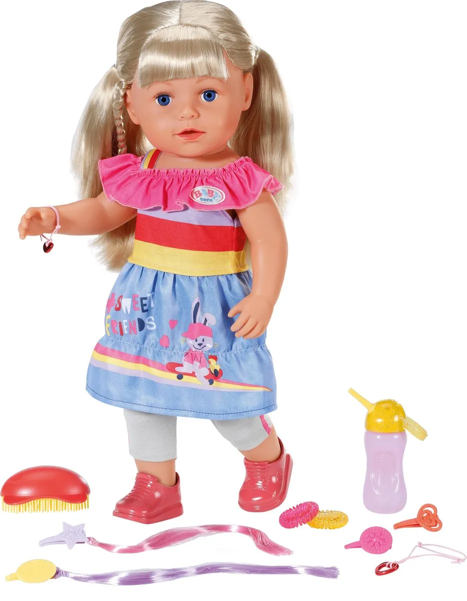 BABY born Sister Blond - Babypop 43cm speelgoed