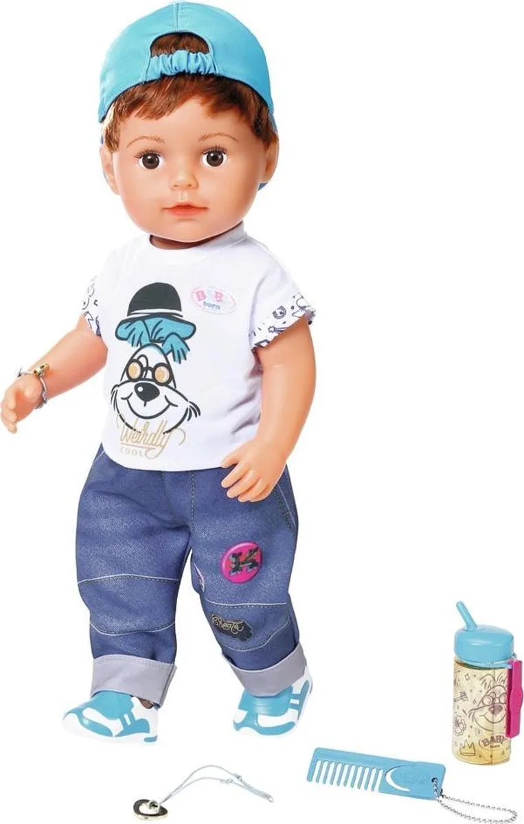 BABY born Soft Touch Broertje - Babypop - 43cm speelgoed