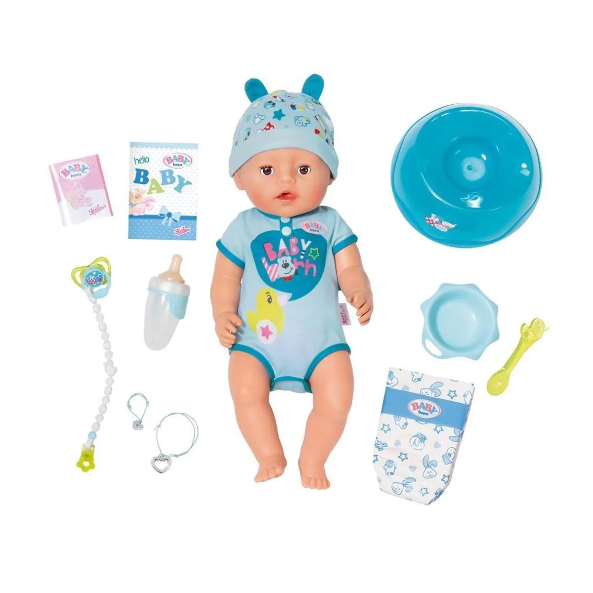 BABY born® Soft Touch Jongen - Interactieve Babypop 43cm speelgoed