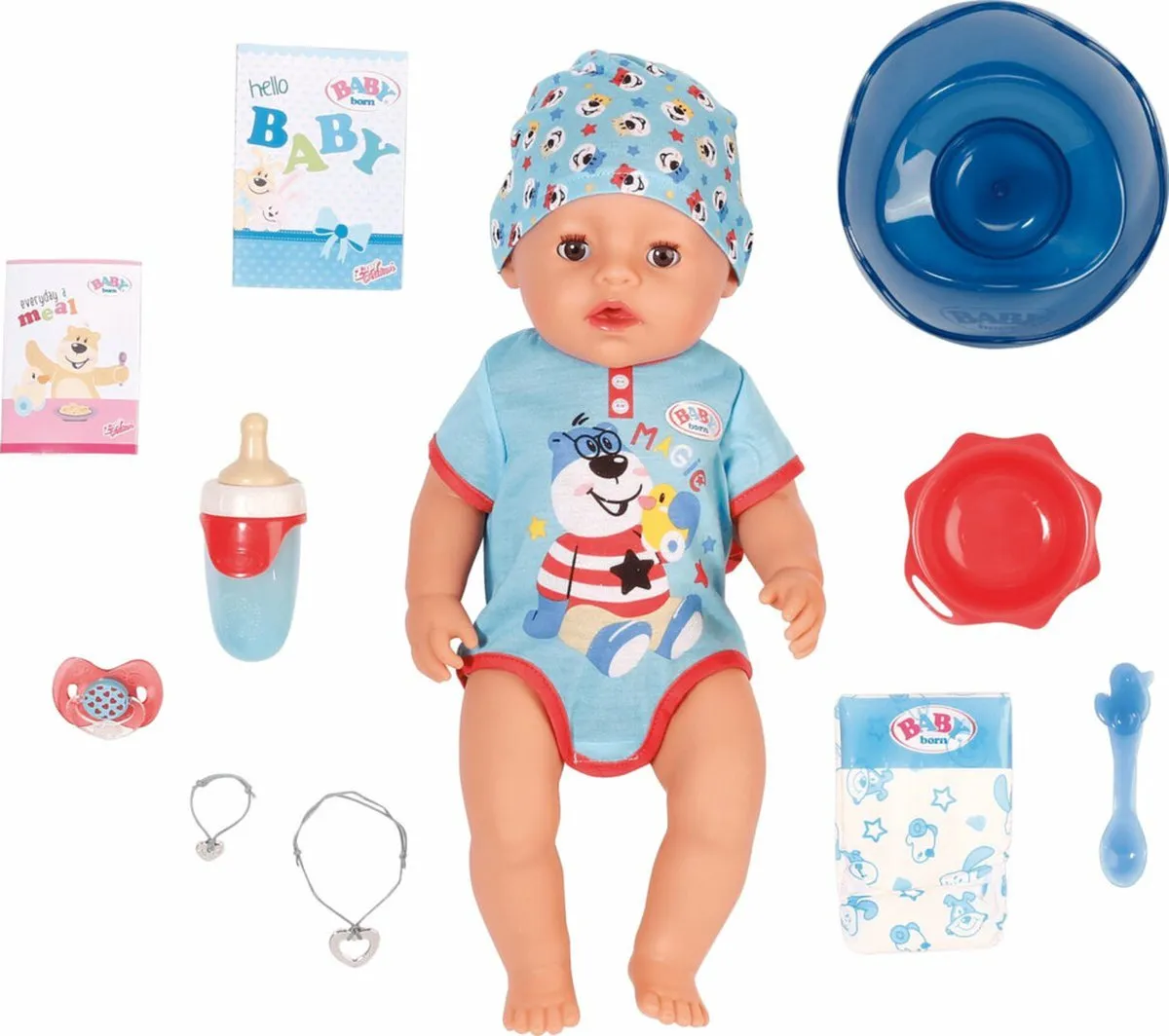 BABY born Soft Touch Magic Boy - Babypop 43 cm speelgoed