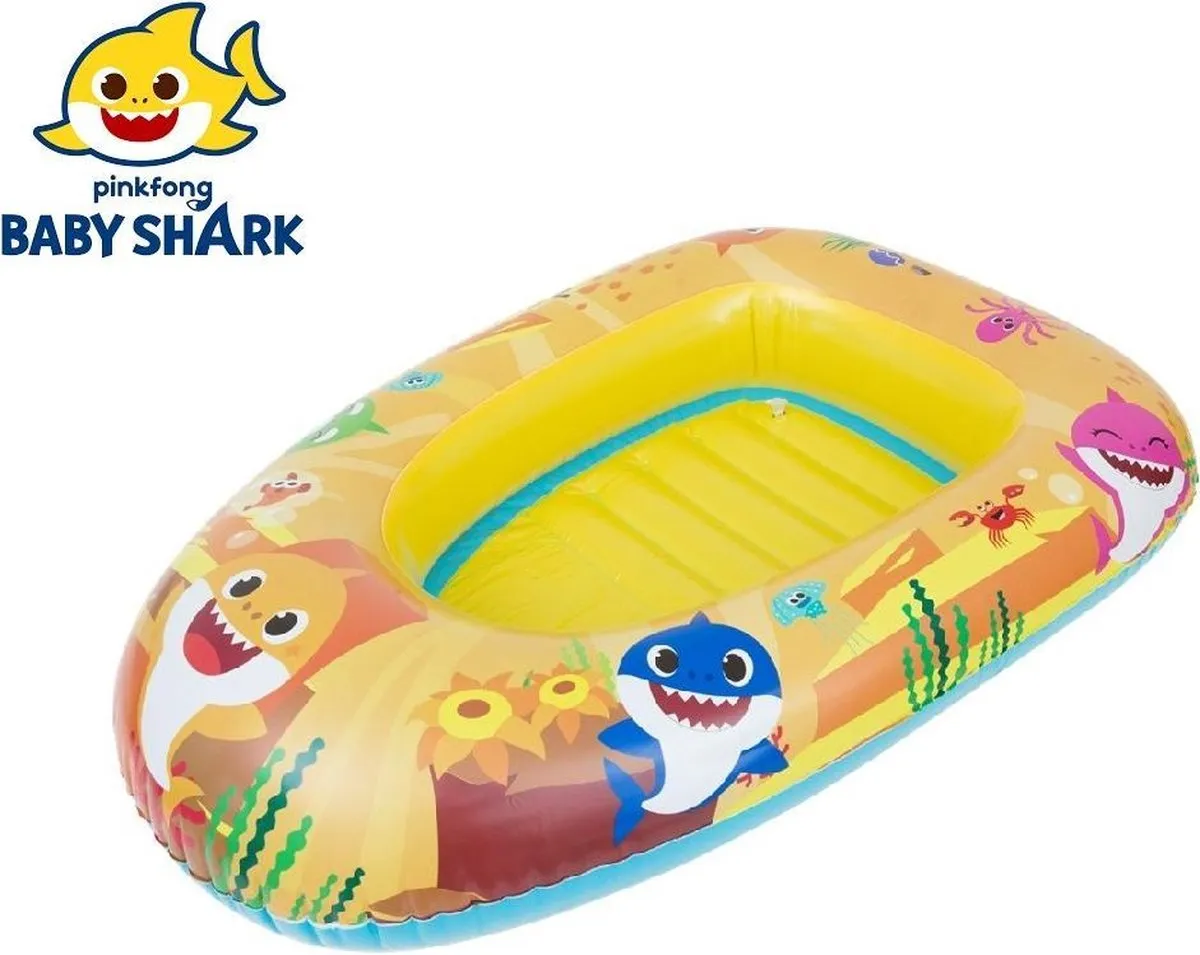 Baby Shark - Opblaasbare boot - Boot - 3-6 jaar - Van Sambro speelgoed