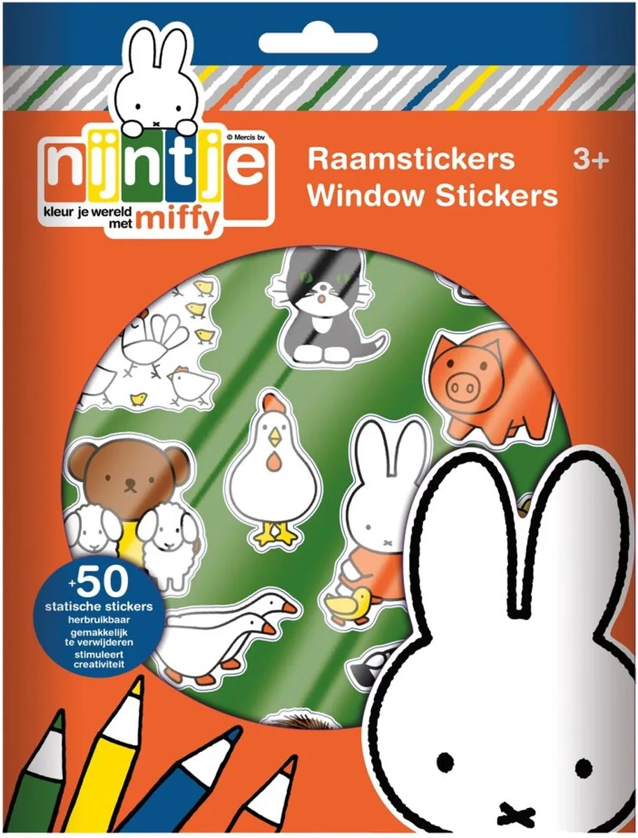 Bambolino Toys Nijntje Raamstickers 17059 speelgoed