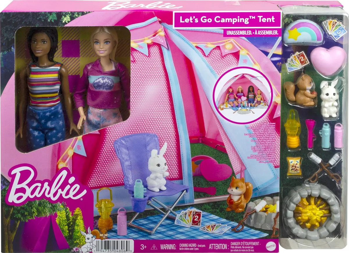 Barbie Kampeerspeelset speelgoed