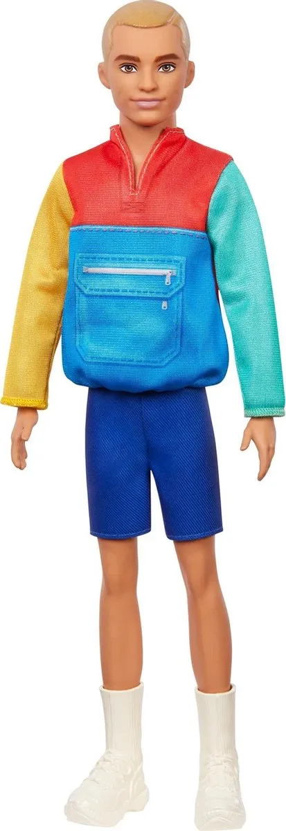 Barbie Ken Fashionistas - Gekleurd jasje & shorts speelgoed