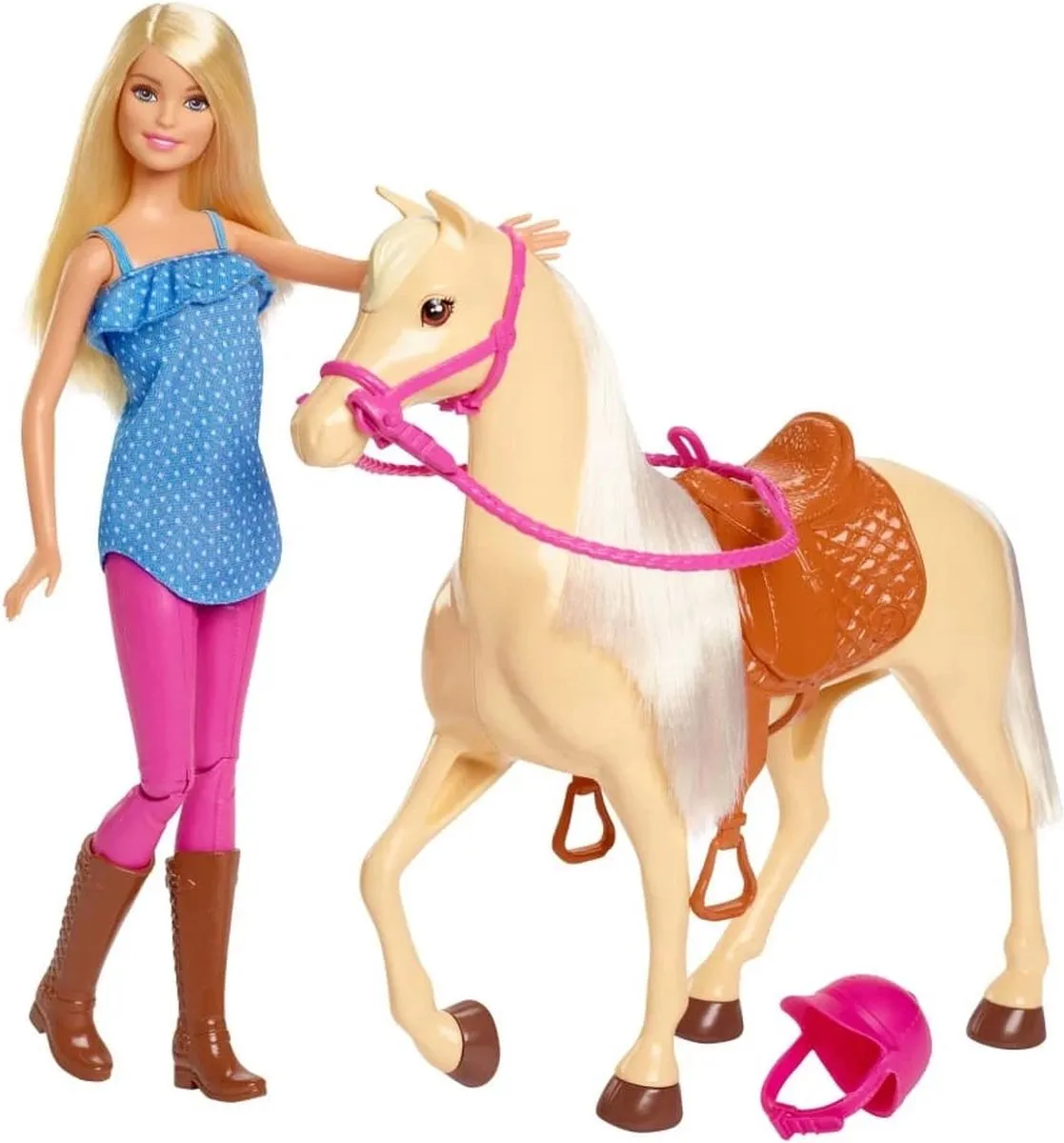 Barbie met Paard - Barbiepop speelgoed