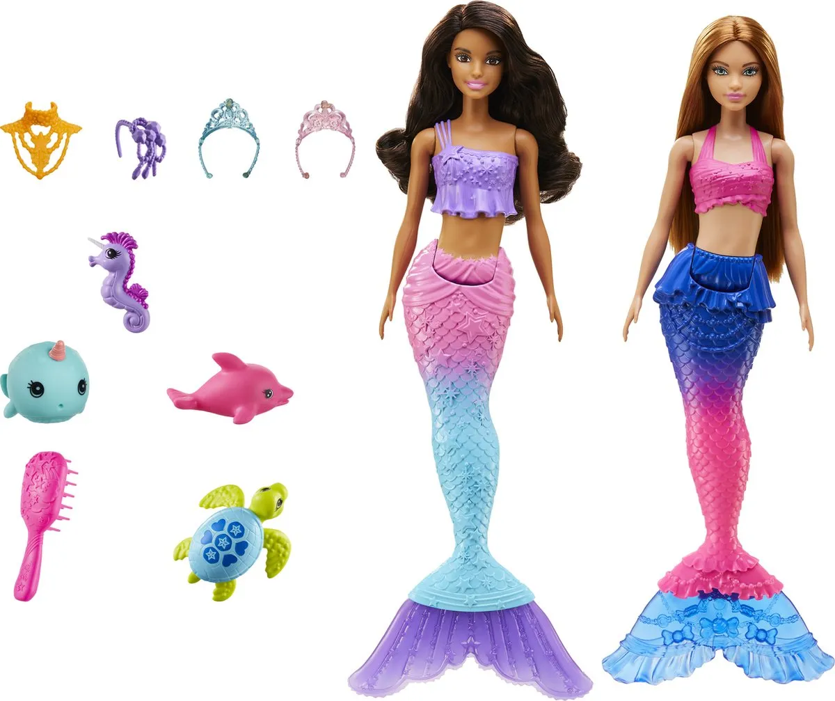 Barbie Ocean Adventure Dolls and Accessories - Pop speelgoed