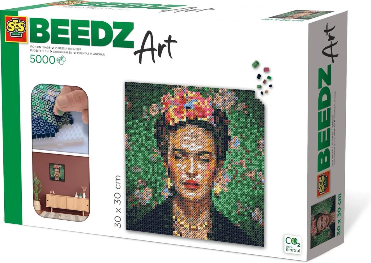 BEEDZ Art - Frida Kahlo | 5000 strijkkralen speelgoed