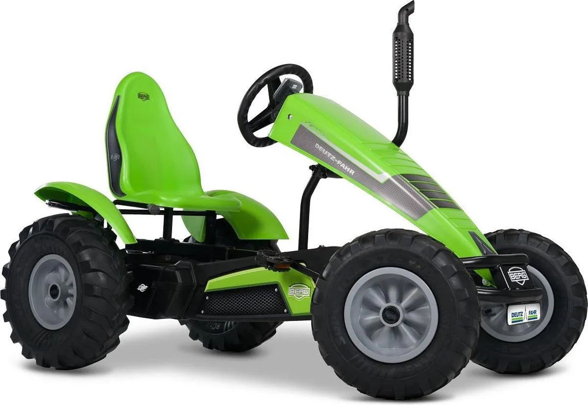 BERG Elektrische Skelter met XXL frame DEUTZ-FAHR E-BFR - Groen - Vanaf 6 jaar speelgoed