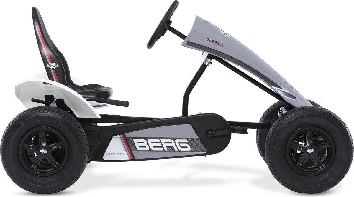 BERG Elektrische Skelter met XXL frame RACE GTS E-BFR-3 - Drie versnellingen - Grijs - Vanaf 6 jaar speelgoed