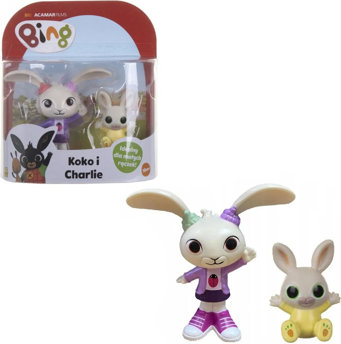 Bing - Bing Figur - Set van 2 stuks : Charlie en Koko speelgoed