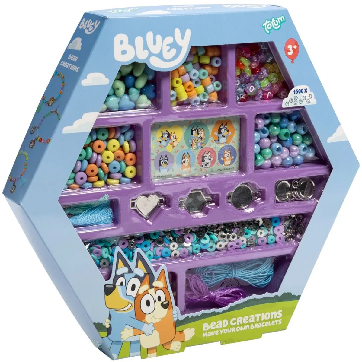 Bluey Kralen set voor armbandjes maken - 800-delig speelgoed