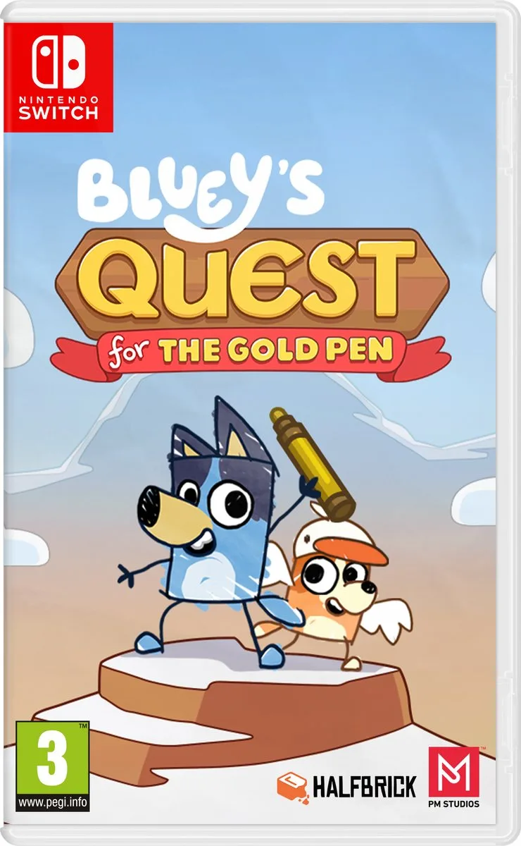 Bluey's Quest for the Gold Pen - Nintendo Switch speelgoed