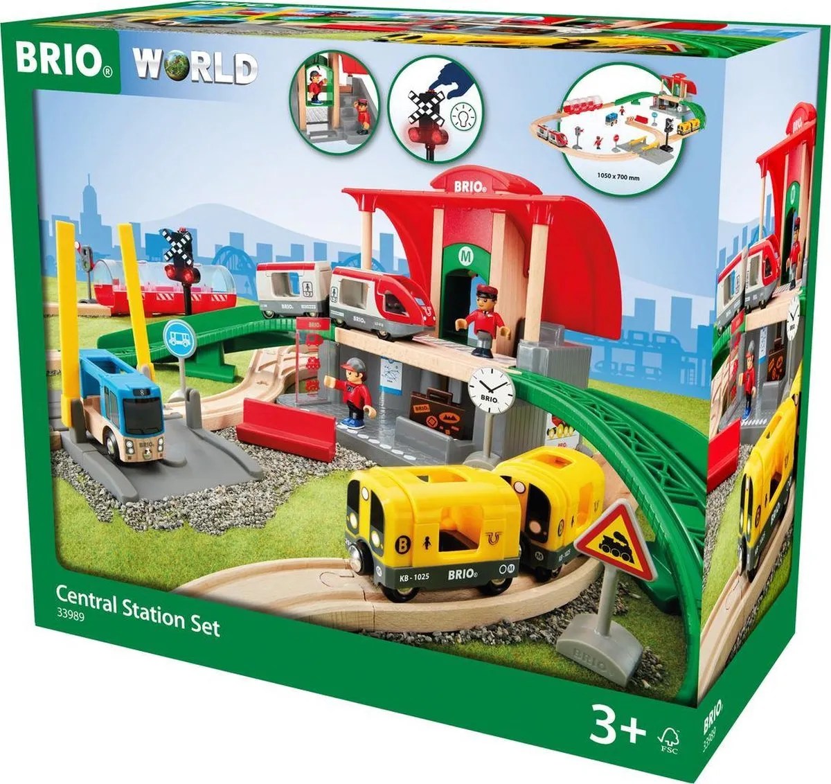 BRIO Centraal Stationset - 33989 - Treinbaan speelgoed