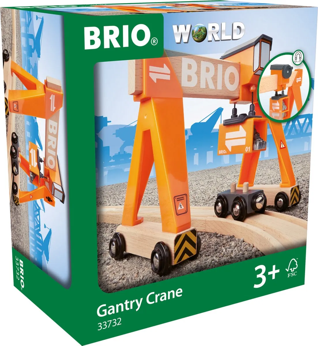 BRIO Container laadkraan - 33732 speelgoed