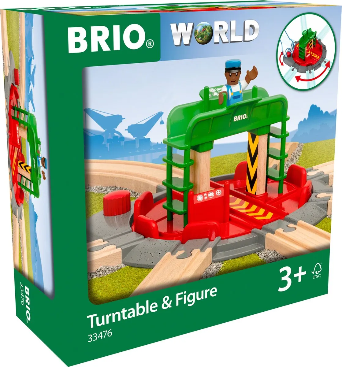 BRIO Draaitafel en figuurtje - 33476 speelgoed