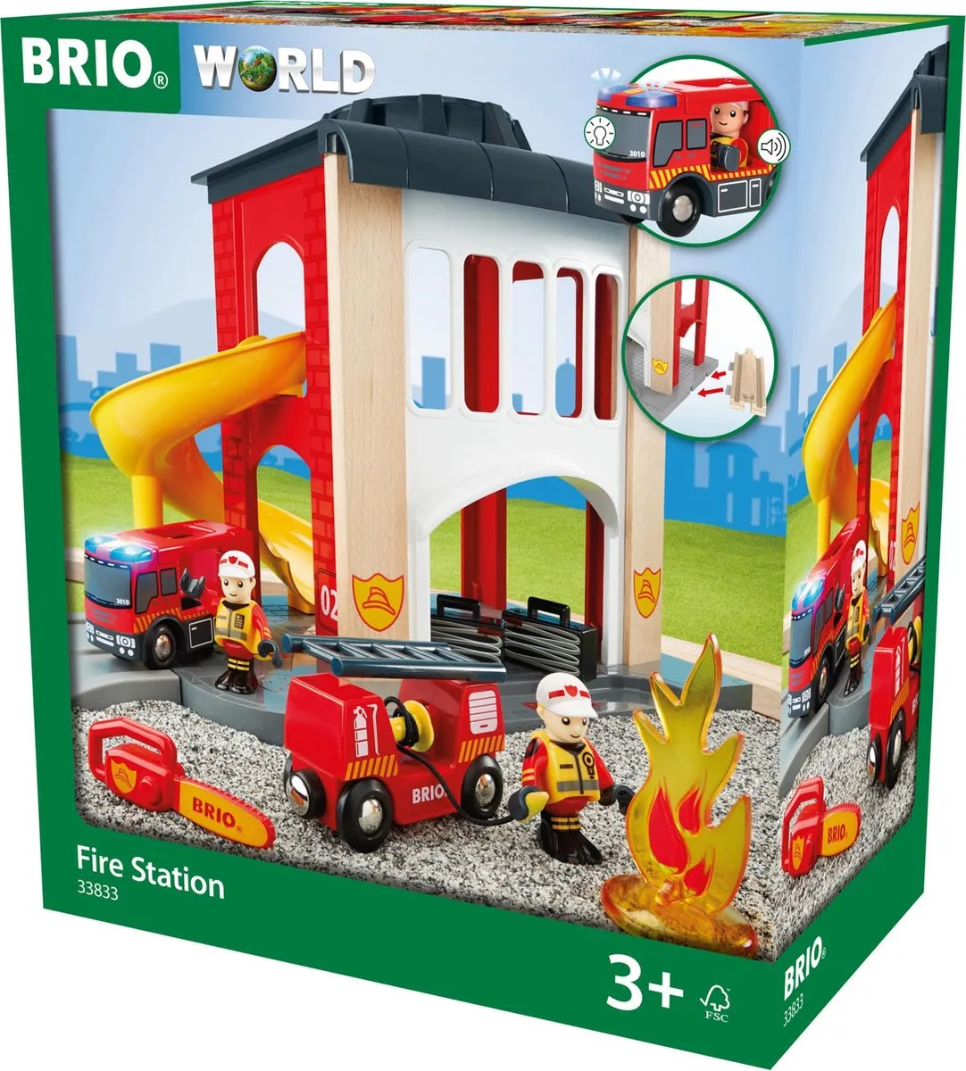 BRIO Grote brandweerkazerne - 33833 speelgoed
