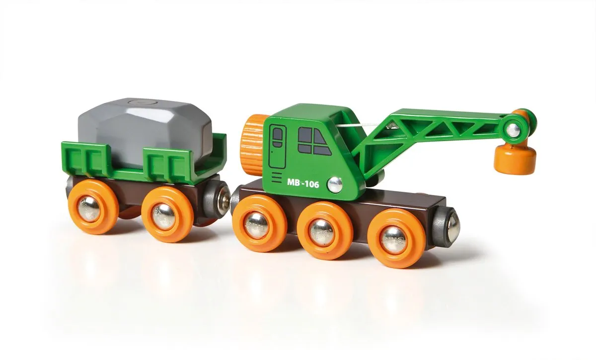 BRIO Kraanwagon - 33698 speelgoed