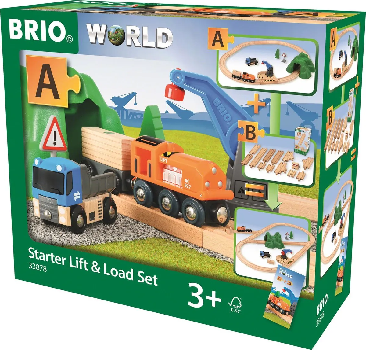 BRIO Lift & Load starterset A - 33878 speelgoed