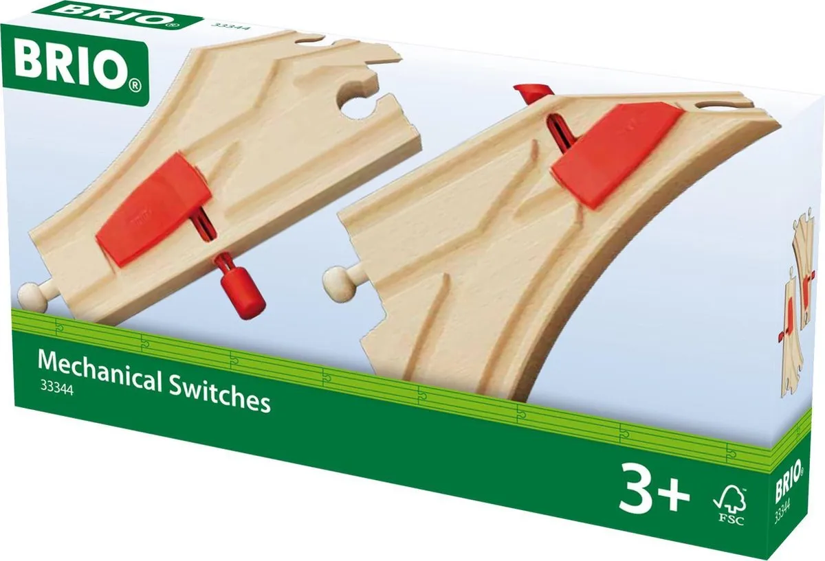 BRIO Mechanische spoorwissels - 33344 speelgoed