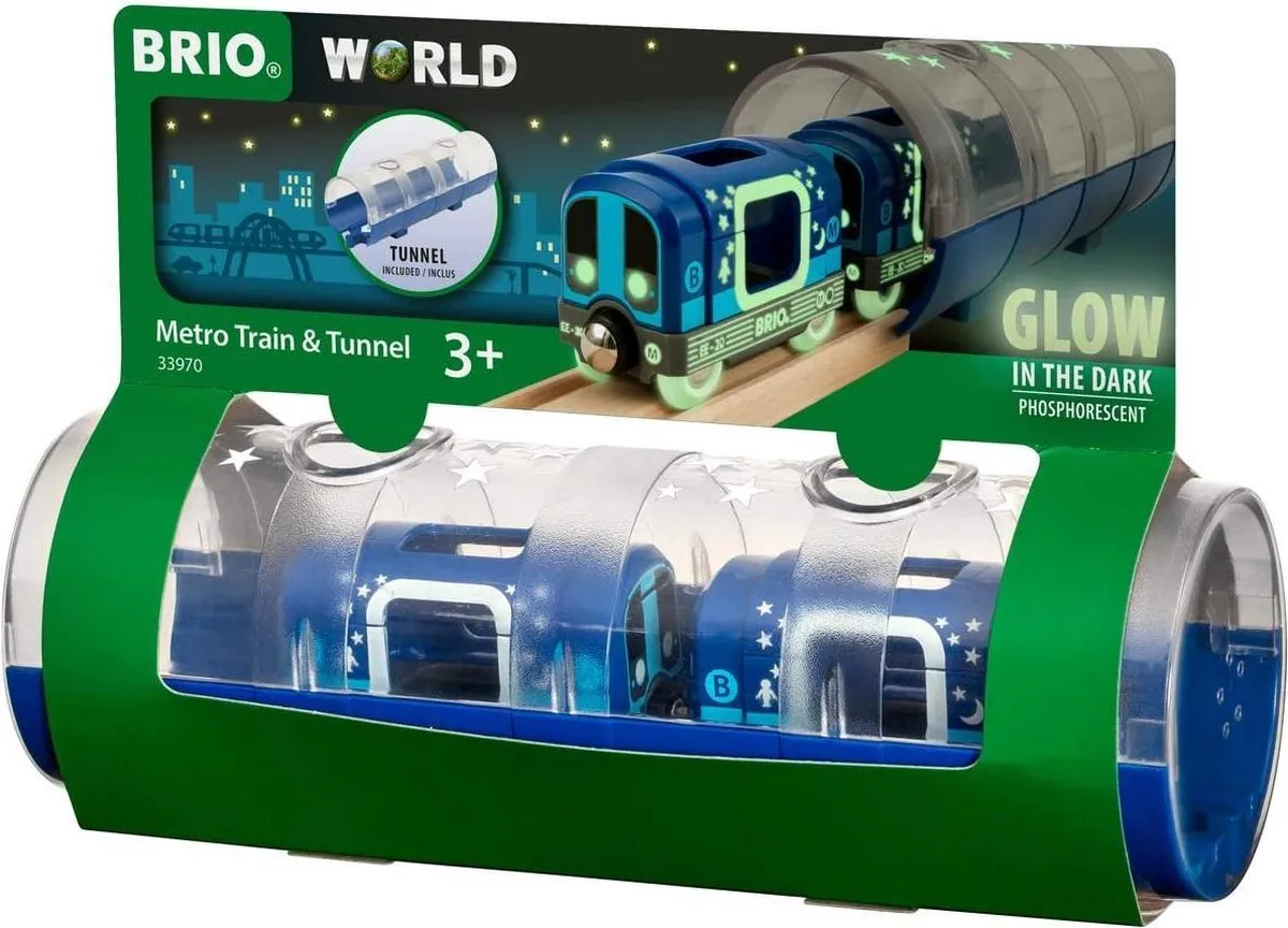 BRIO Metrotrein en tunnel - 33970 speelgoed