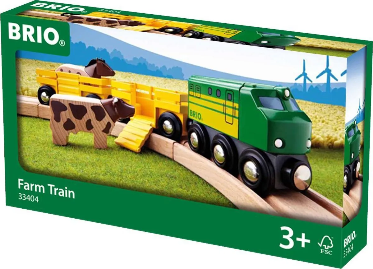 BRIO Trein met boerderijdieren - 33404 speelgoed