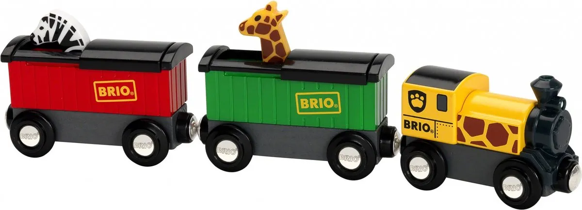 BRIO Trein met Safari Dieren - 33722 speelgoed