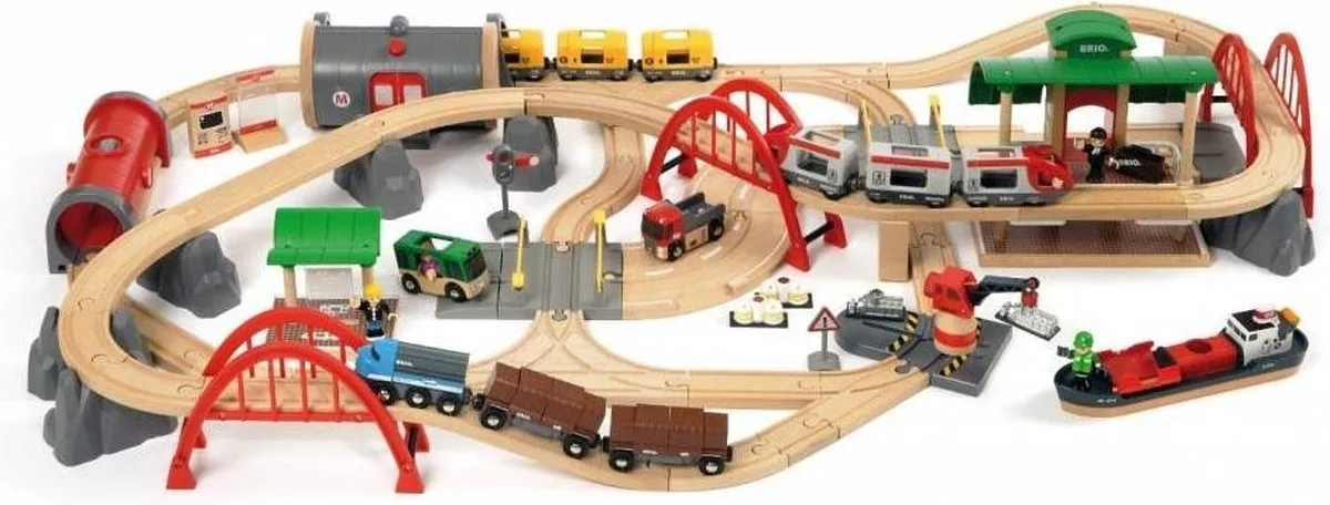 BRIO Treinset Deluxe - 33052 - Treinbaan speelgoed