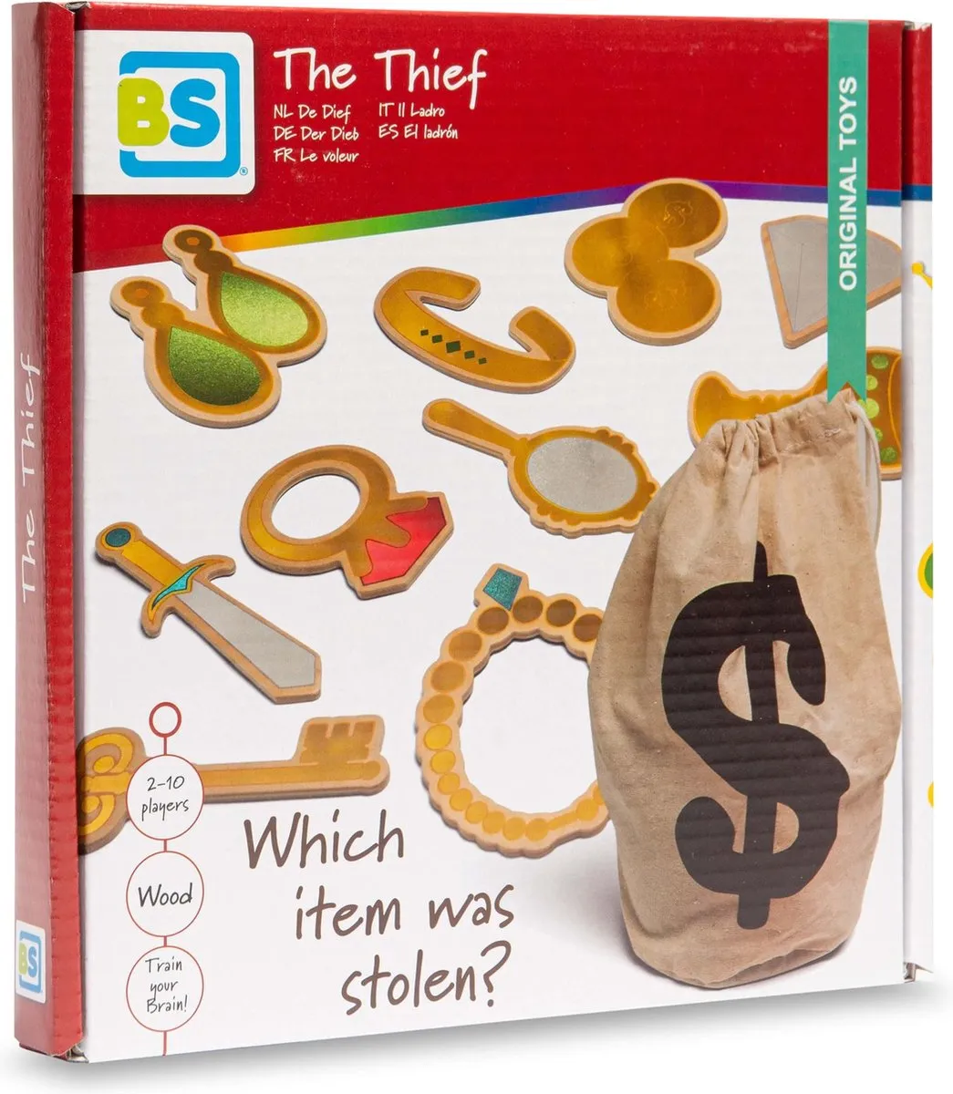 BS Toys The Thief Spel - De Dief - Buiten en Binnenspeelgoed - Educatief Speelgoed - Kinderspel - 2-10 Spelers speelgoed