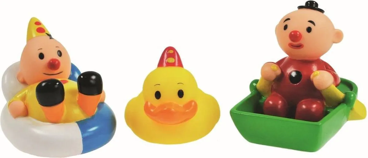 Bumba badspeelgoed - badfiguurtjes - 3 stuks speelgoed
