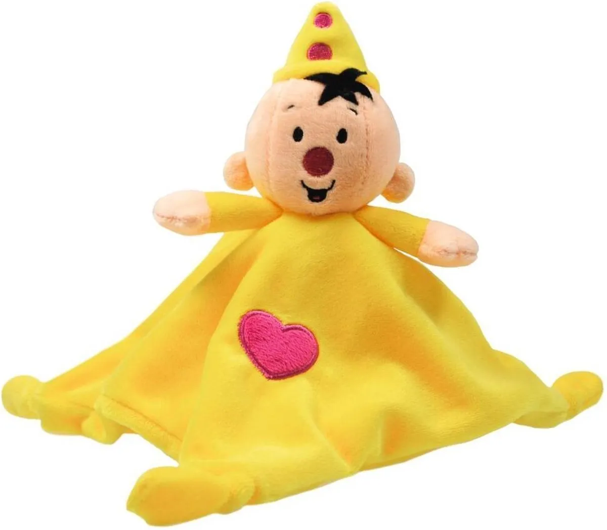 Bumba knuffeldoek - geel speelgoed