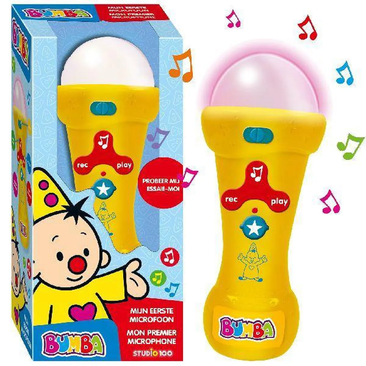 Bumba speelgoedmicrofoon - Mijn eerste microfoon - recorder & effecten speelgoed
