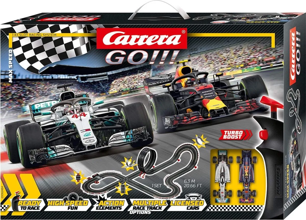 Carrera GO!!! Max Speed - Racebaan speelgoed