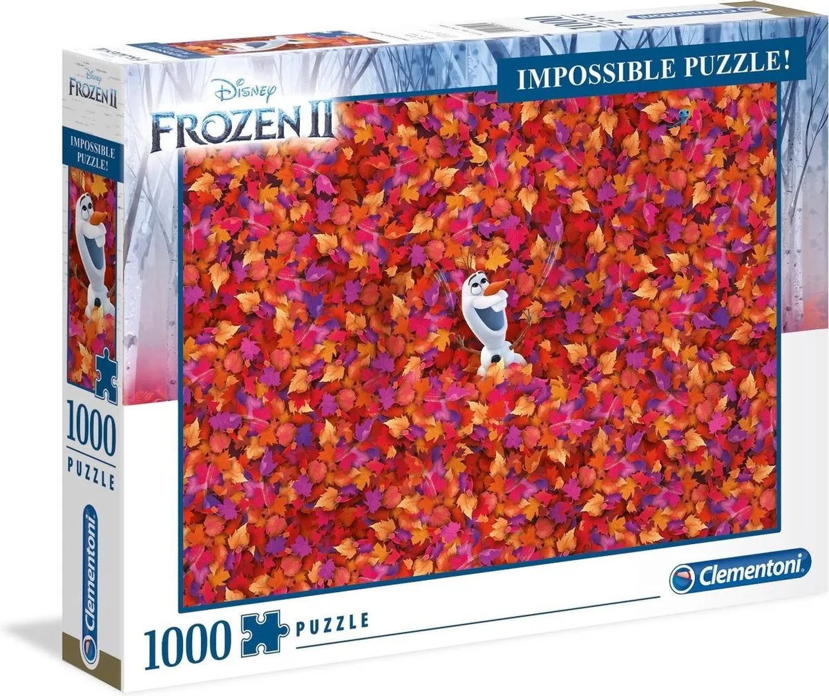 Clementoni Legpuzzel Disney Frozen 2 - Impossible 1000 Stukjes speelgoed