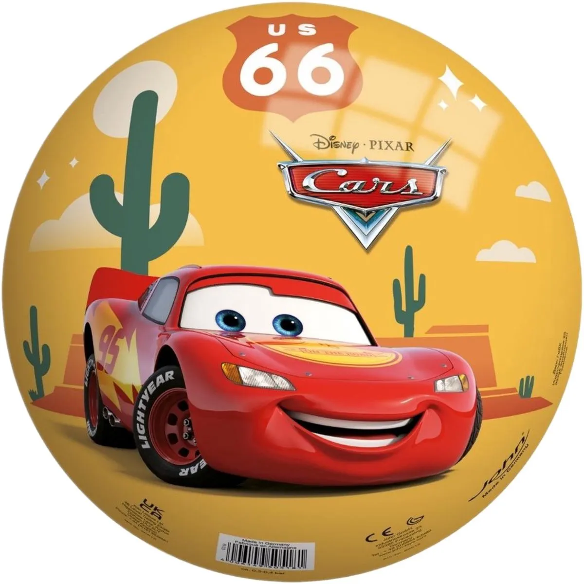 Disney Cars Bal - Speelbal 23 cm - Voetbal - Opgeblazen - Baby - Peuter - Kinderen speelgoed