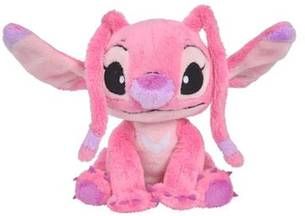 Disney - Lilo & Stitch - Angel - 25 cm - Pluche - Roze - Alle leeftijden - Knuffel speelgoed