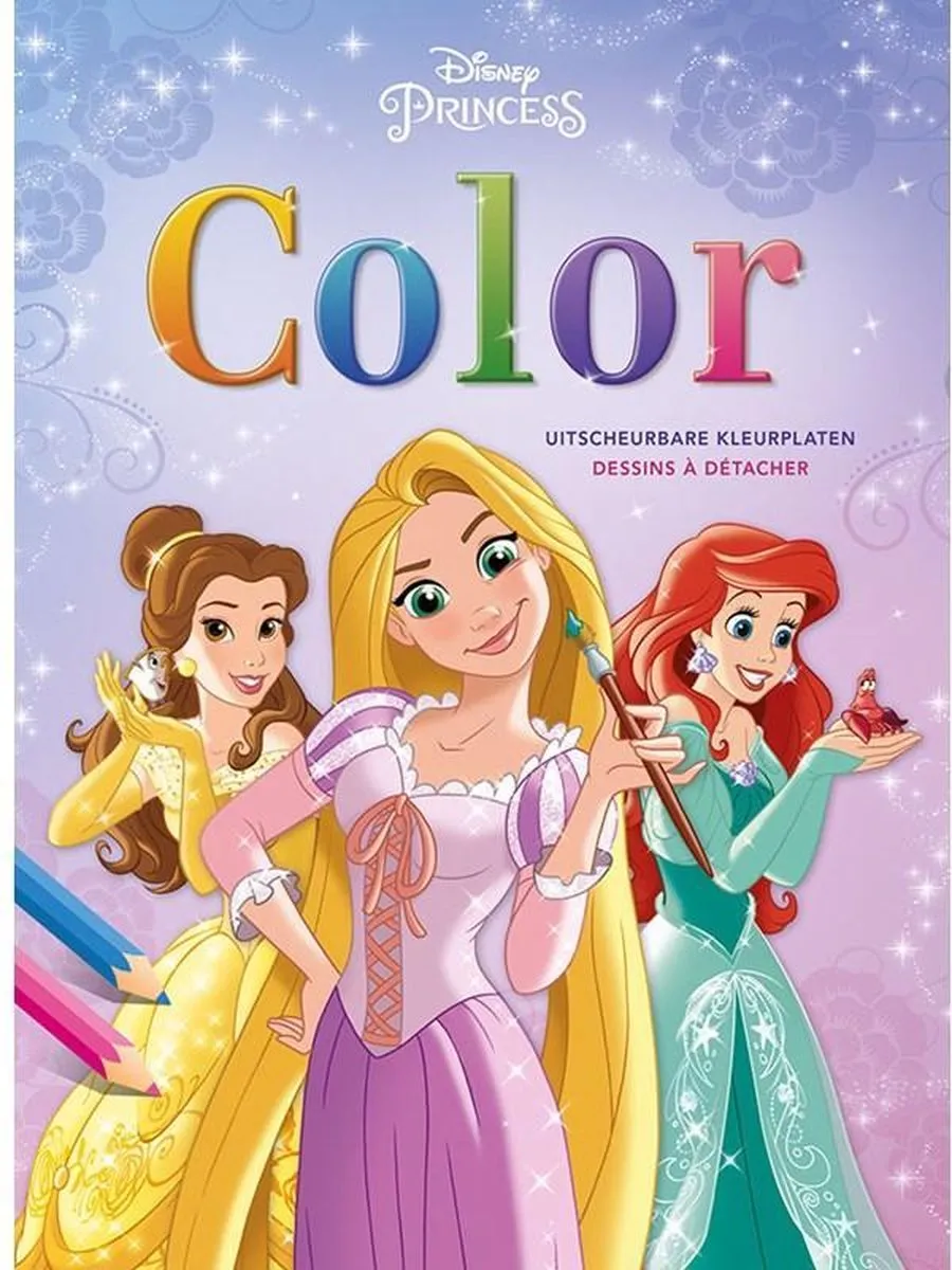 Disney Princess - Kleurblok met uitscheurbare kleurplaten speelgoed
