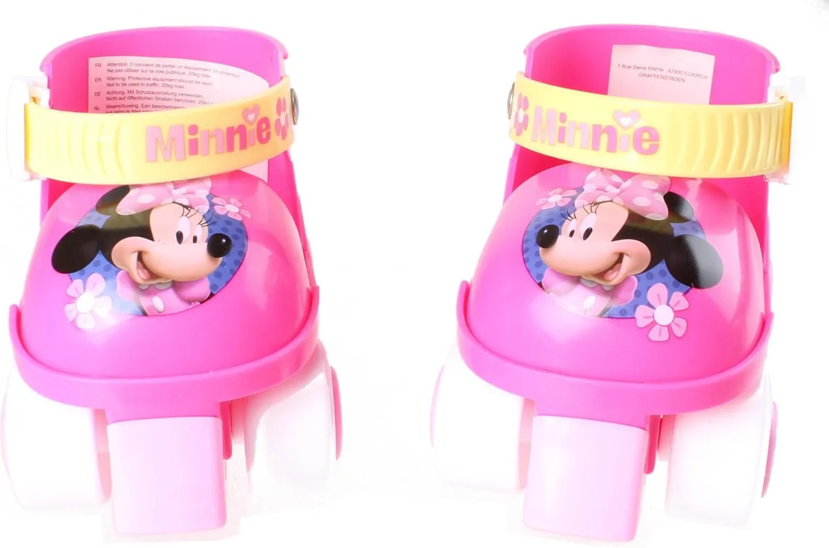 Disney Rolschaatsen Minnie Mouse - Meisjes Roze/wit Maat 23-27 speelgoed