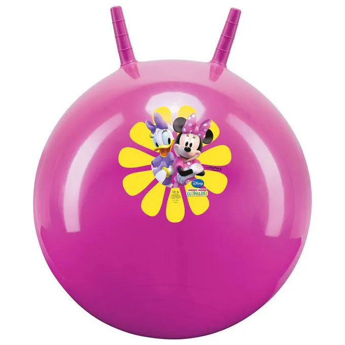 Disney - Skippybal Minnie Mouse en Katrien Duck, roze