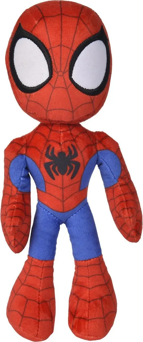 Disney - Spiderman - Spidey met Glow in the Dark Eyes - 25cm - Alle leeftijden - Knuffel speelgoed