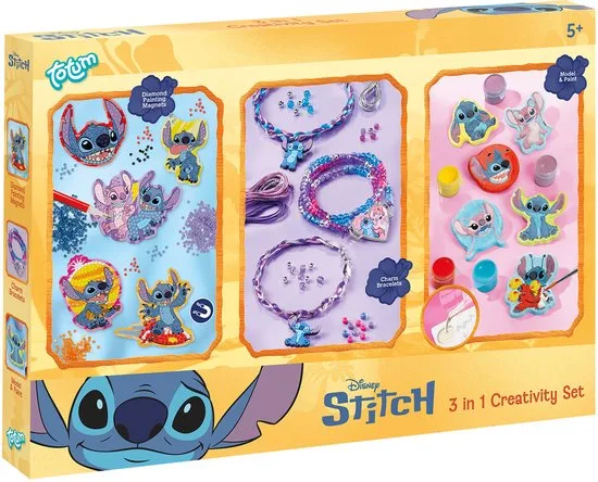 Disney Stitch 3-in-1 Knutselset XL speelgoed