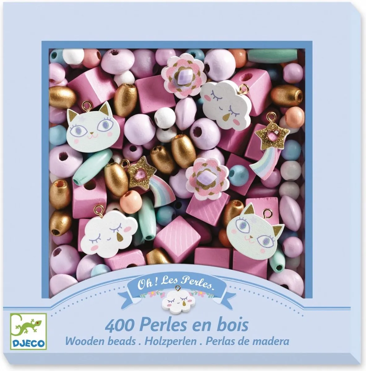 Djeco 400 Fantasie Parels | Arc En Ciel speelgoed
