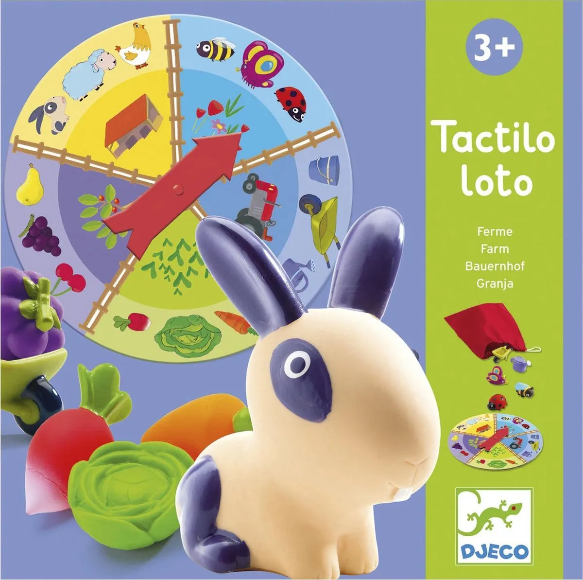 Djeco - Djeco Tactilo Lotto Boerderij speelgoed